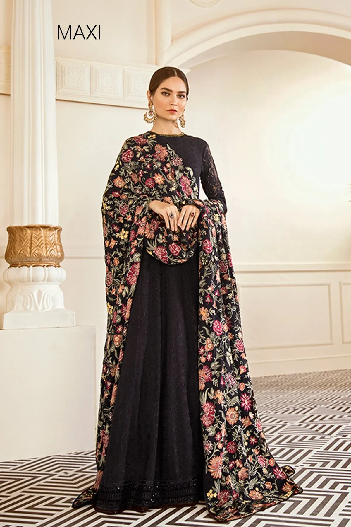 Baroque Chantelle Embroidered Chiffon Collection – Exotica 04