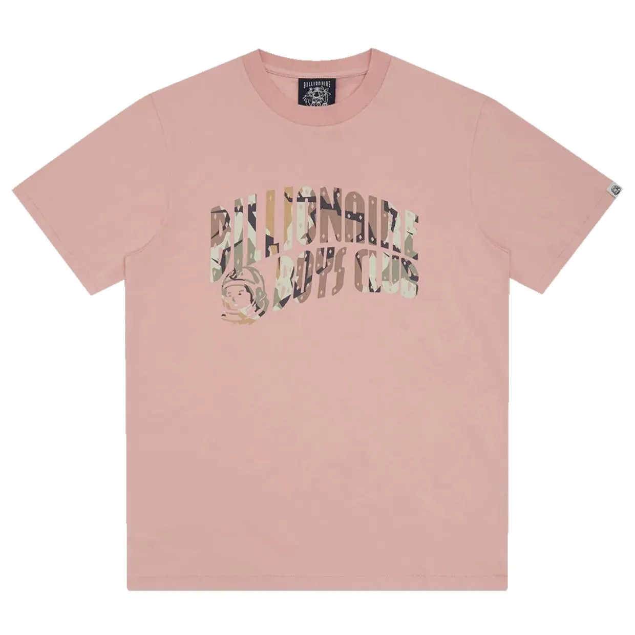 Billionaire Boys Club Camo Arch Logo Pink T-Shirt