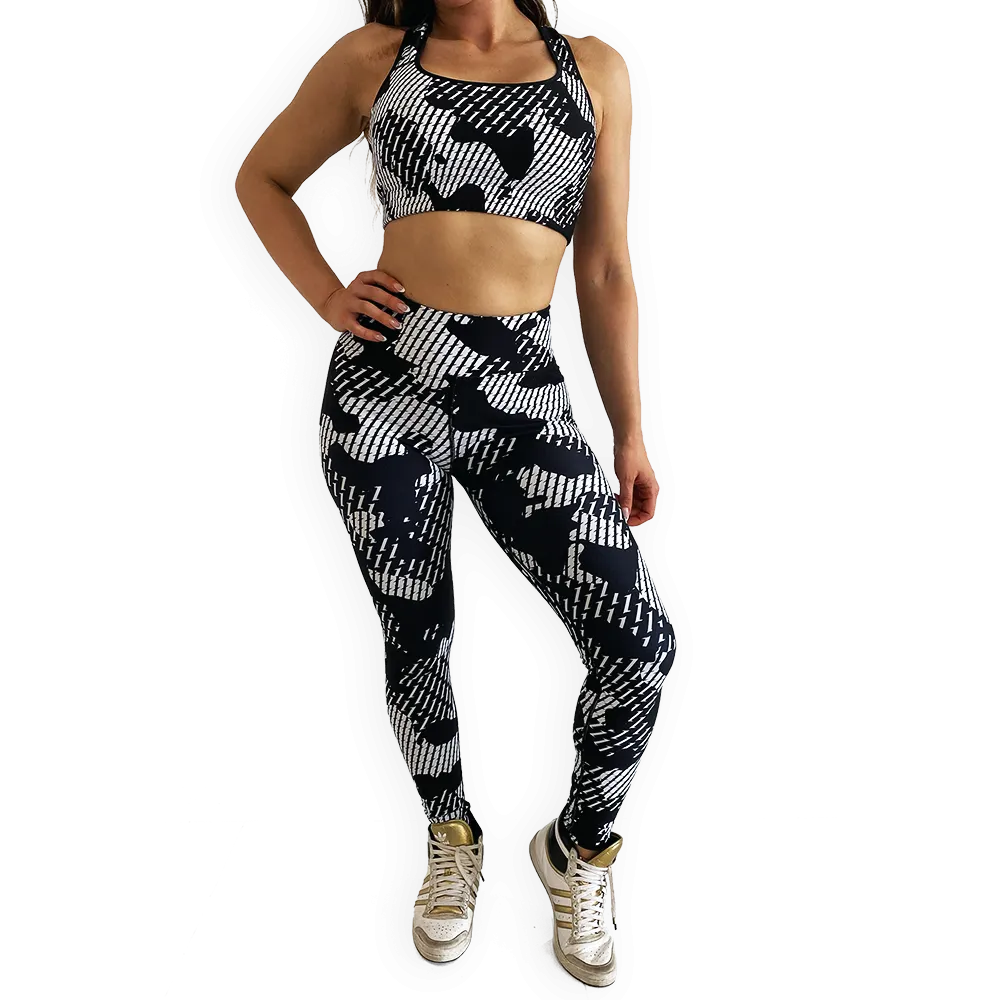 Black Noize Sports Bra & Legging Set