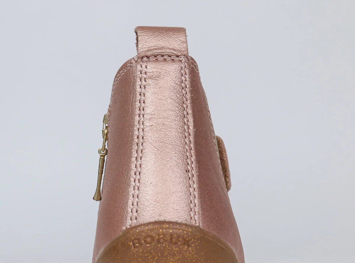 Bobux Jodhpur Girls Rose Gold Infants Chelsea Boot