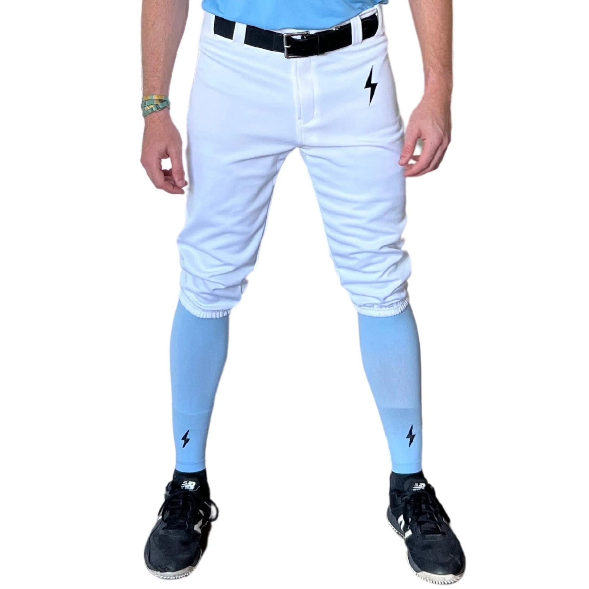 BRUCE BOLT Premium Pro Baseball Knicker - WHITE