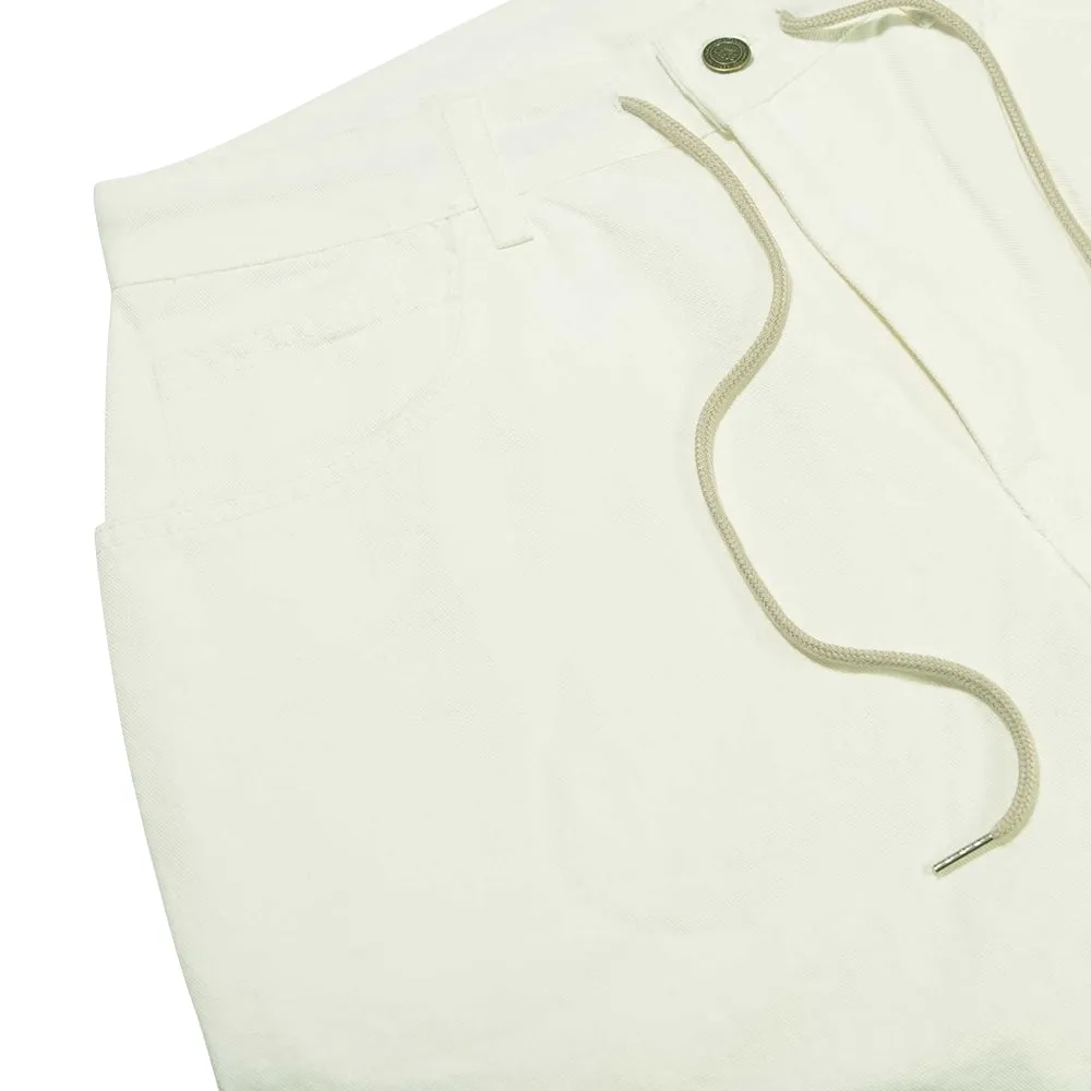 CARPENTER LOOSEFIT COTTON SHORT PANTS IVORY