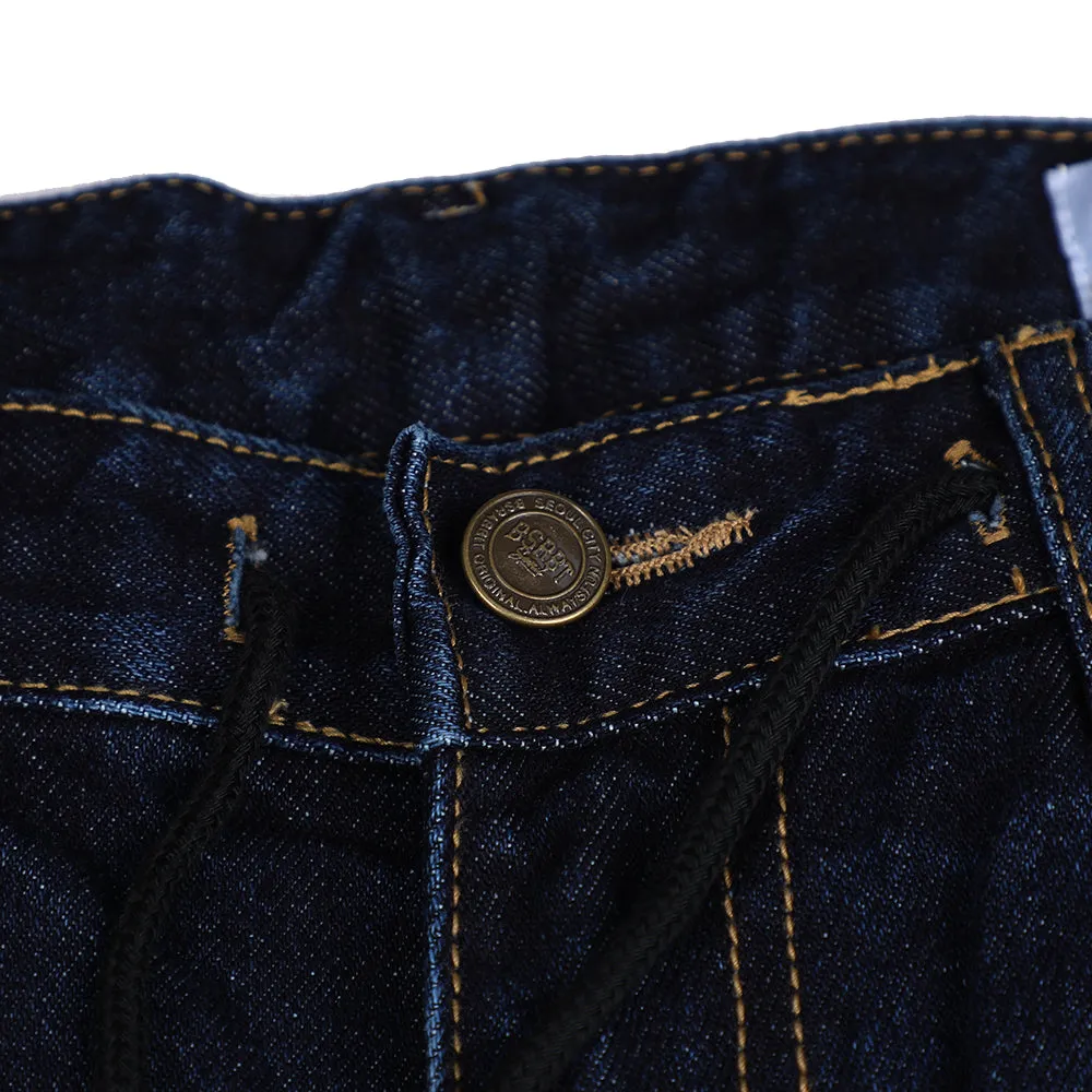 CARPENTER LOOSEFIT DENIM SHORT PANTS RAWBLUE