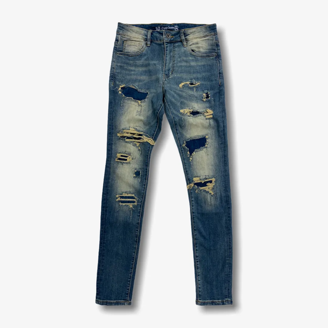 CRYSP DENIM ATLANTIC DENIM MENS - INDIGO