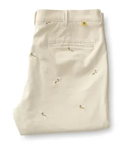 Duck Head Gold School Vintage Embroidered Ducks Pant Stone