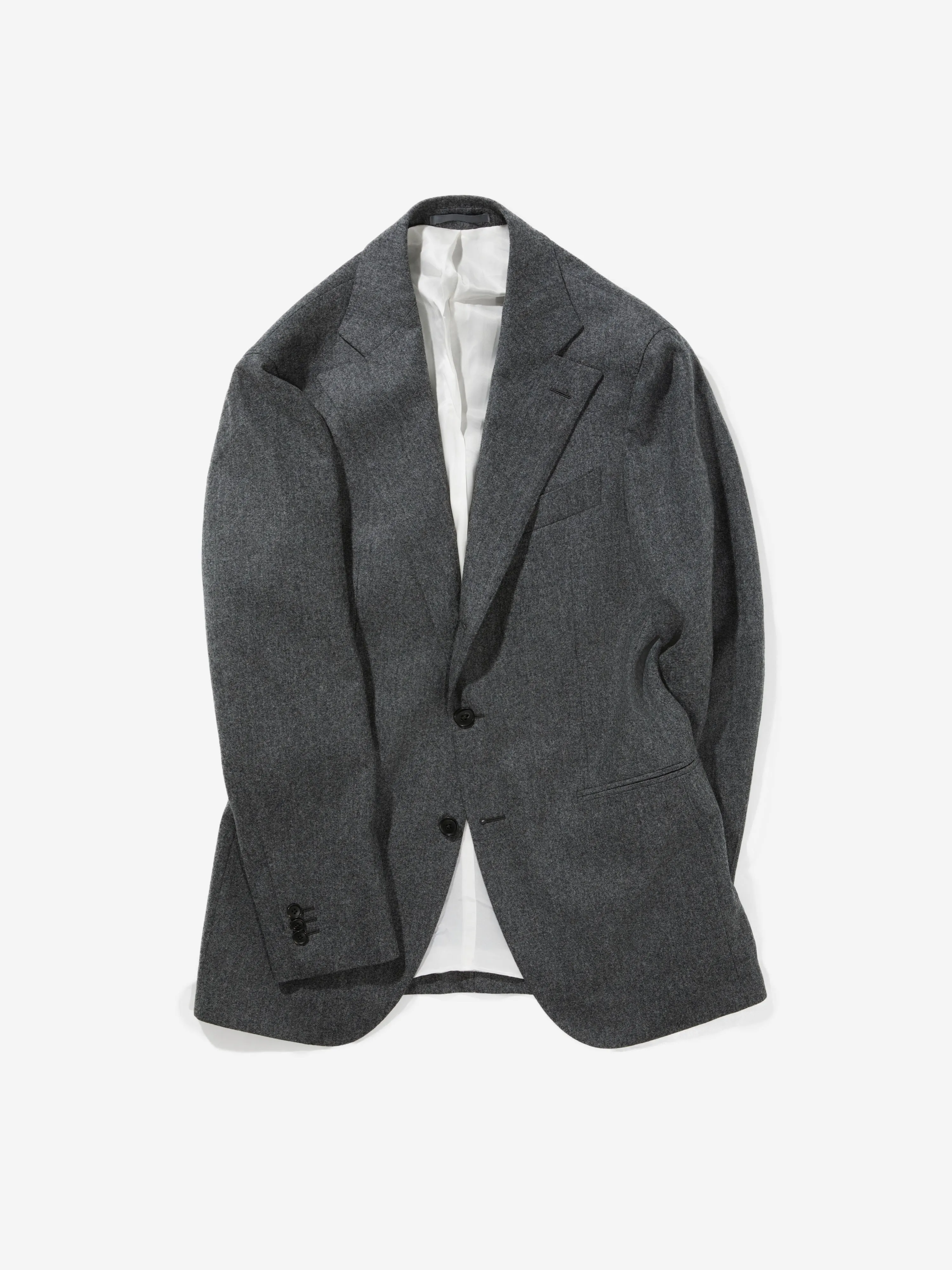 Grey Flannel Wool Jacket (SB)