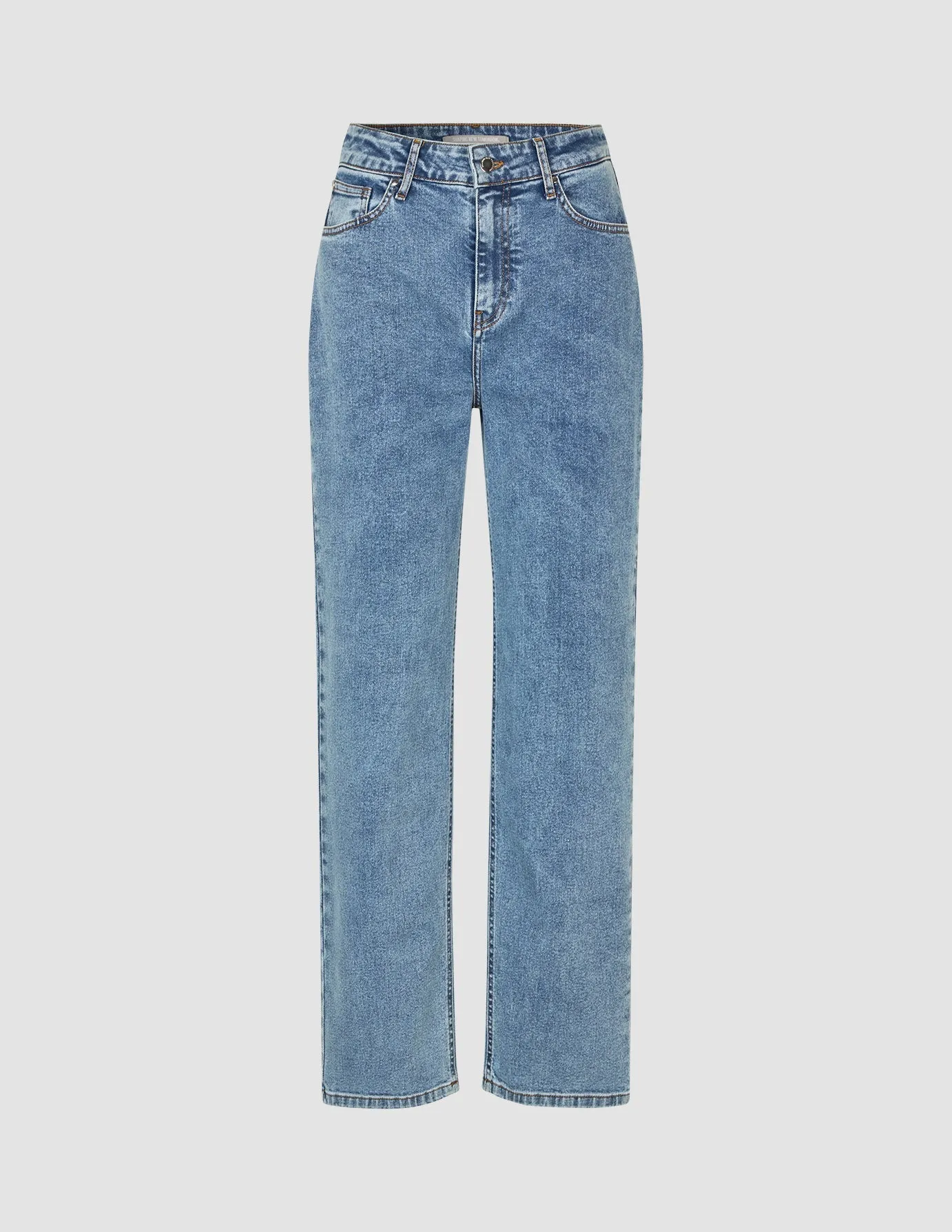 Jeans Straight Snow Blue Wash