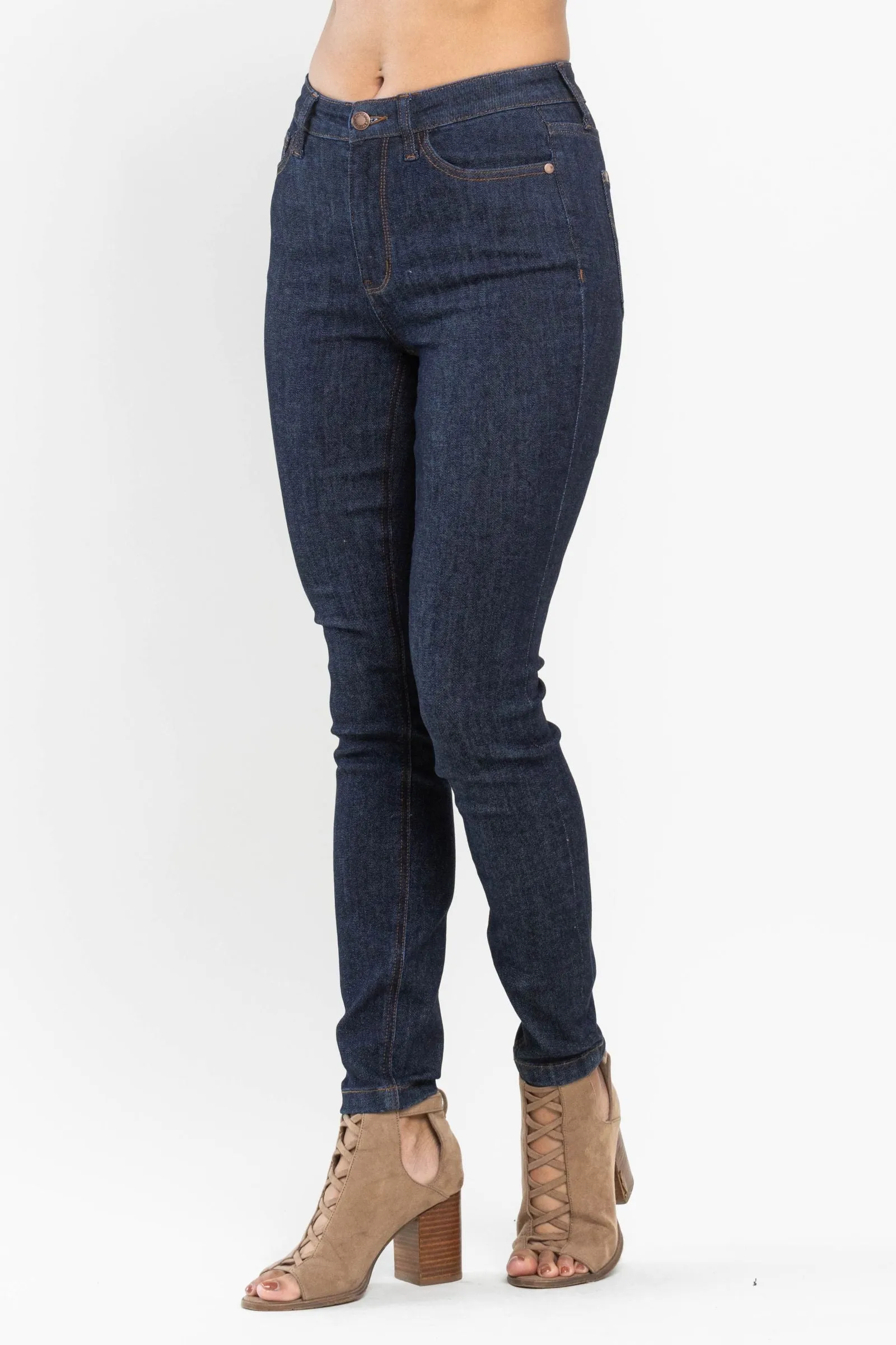 Judy Blue High Waist Classic Back Pocket Embroidery Skinny Denim 88683