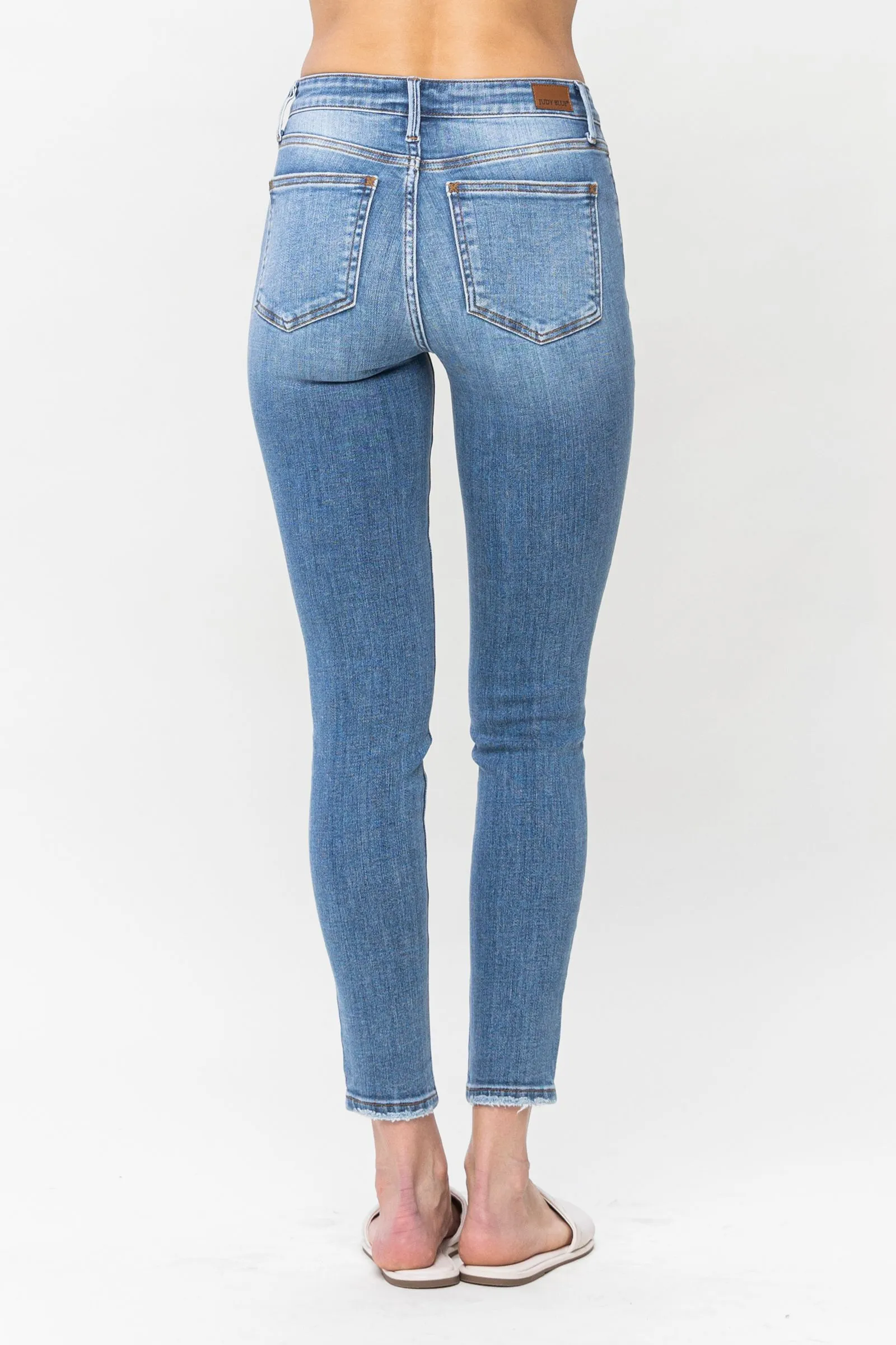 Judy Blue Mid Rise Vintage Skinny Denim 82548