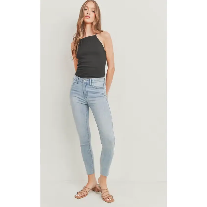 Just USA Mid Rise Scissor Cut Skinny Jean