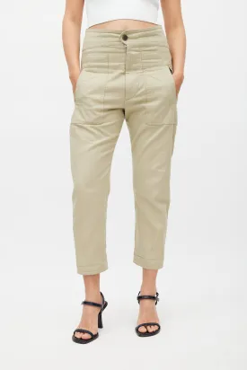 Khaki Green Raluni Cargo Pant