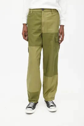 Khaki Two Tone Cargo Pant