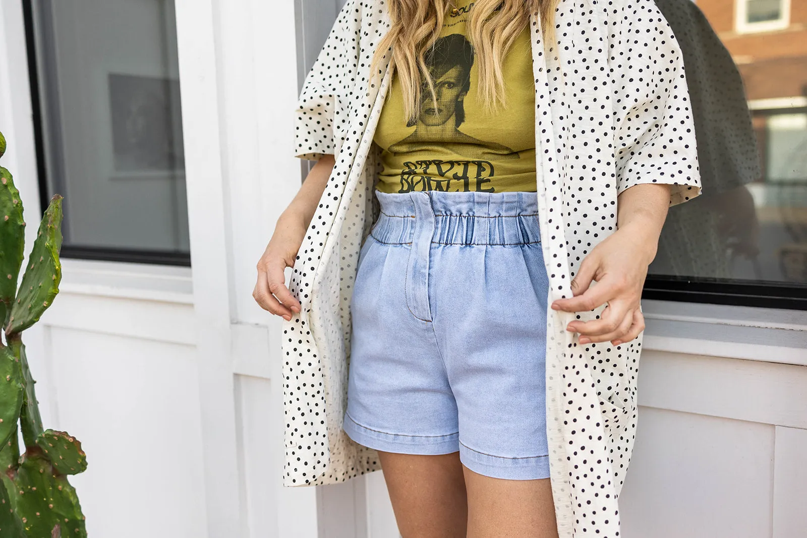 lisa shorts in light denim