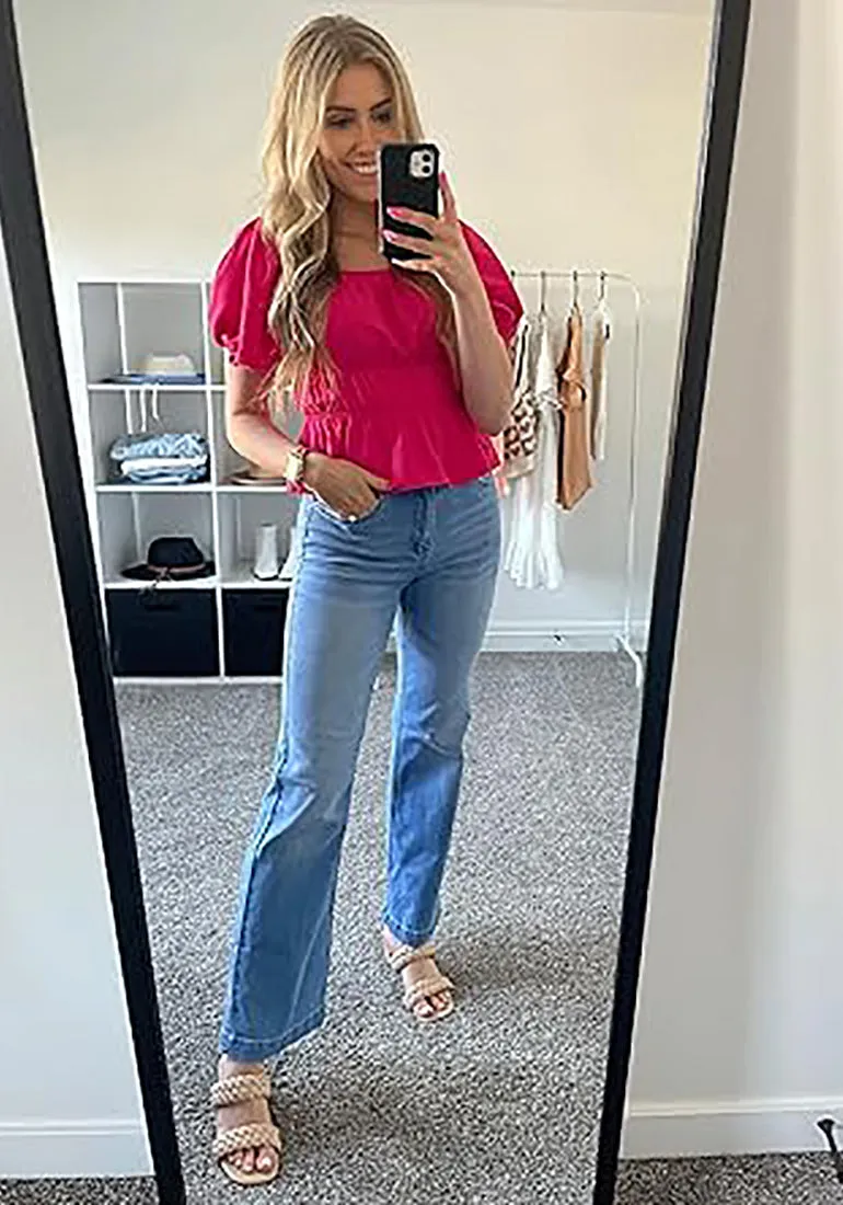 luvamia Wide Leg Jeans for Women High Waisted Baggy 90S Jeans Distressed Stretchy Denim Pants Trendy Stretch Jeans for Women Wide Leg Pants for Women Mom Jeans for Women