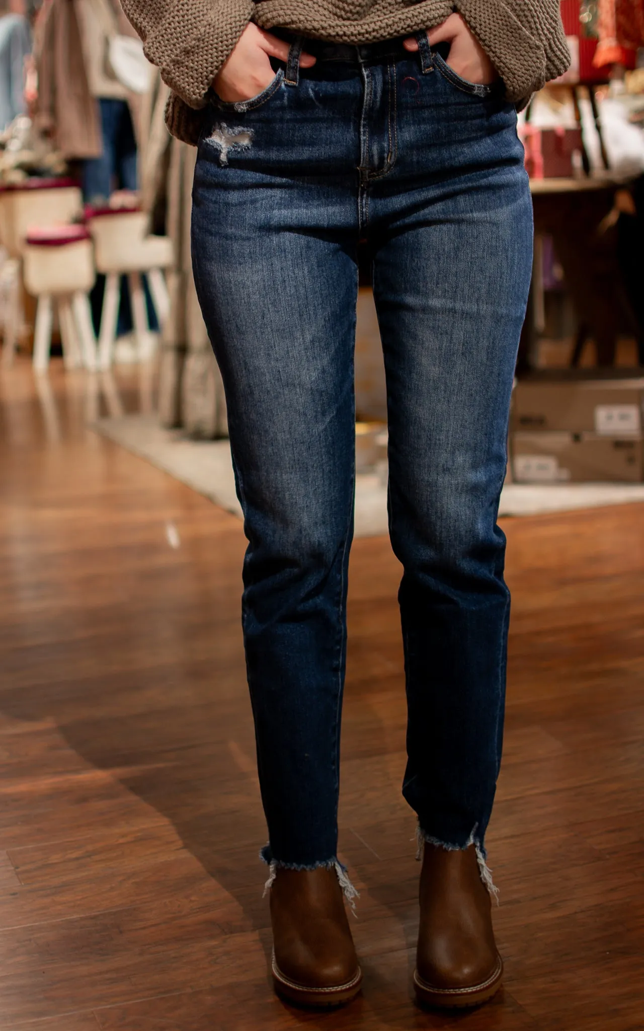 Monfil Straight Leg Mica Jeans