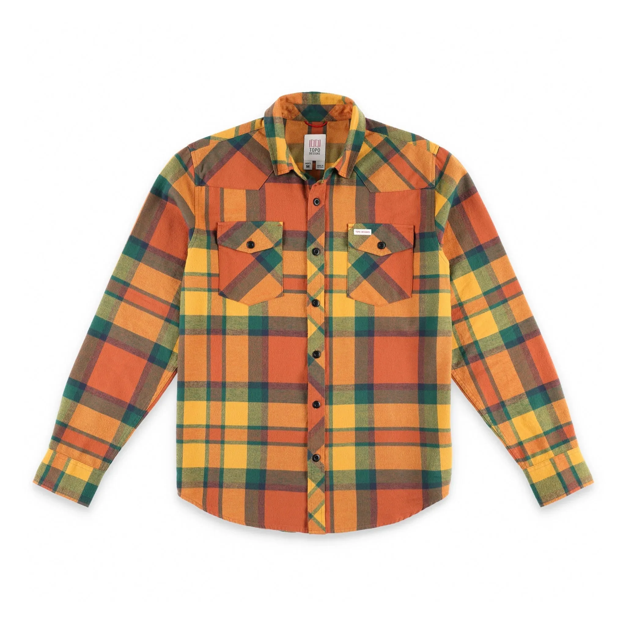 Mountain Plaid Flannel Shirt - Topo Designs 