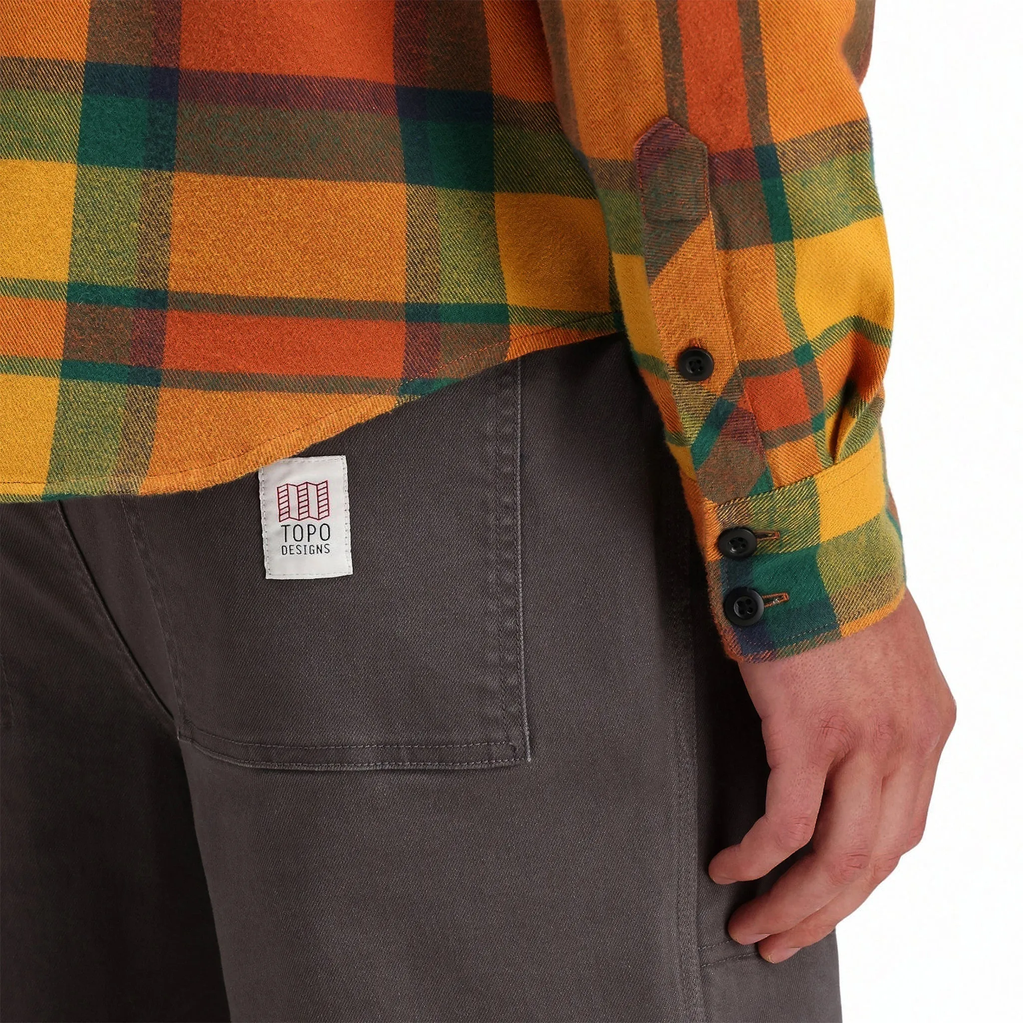 Mountain Plaid Flannel Shirt - Topo Designs 