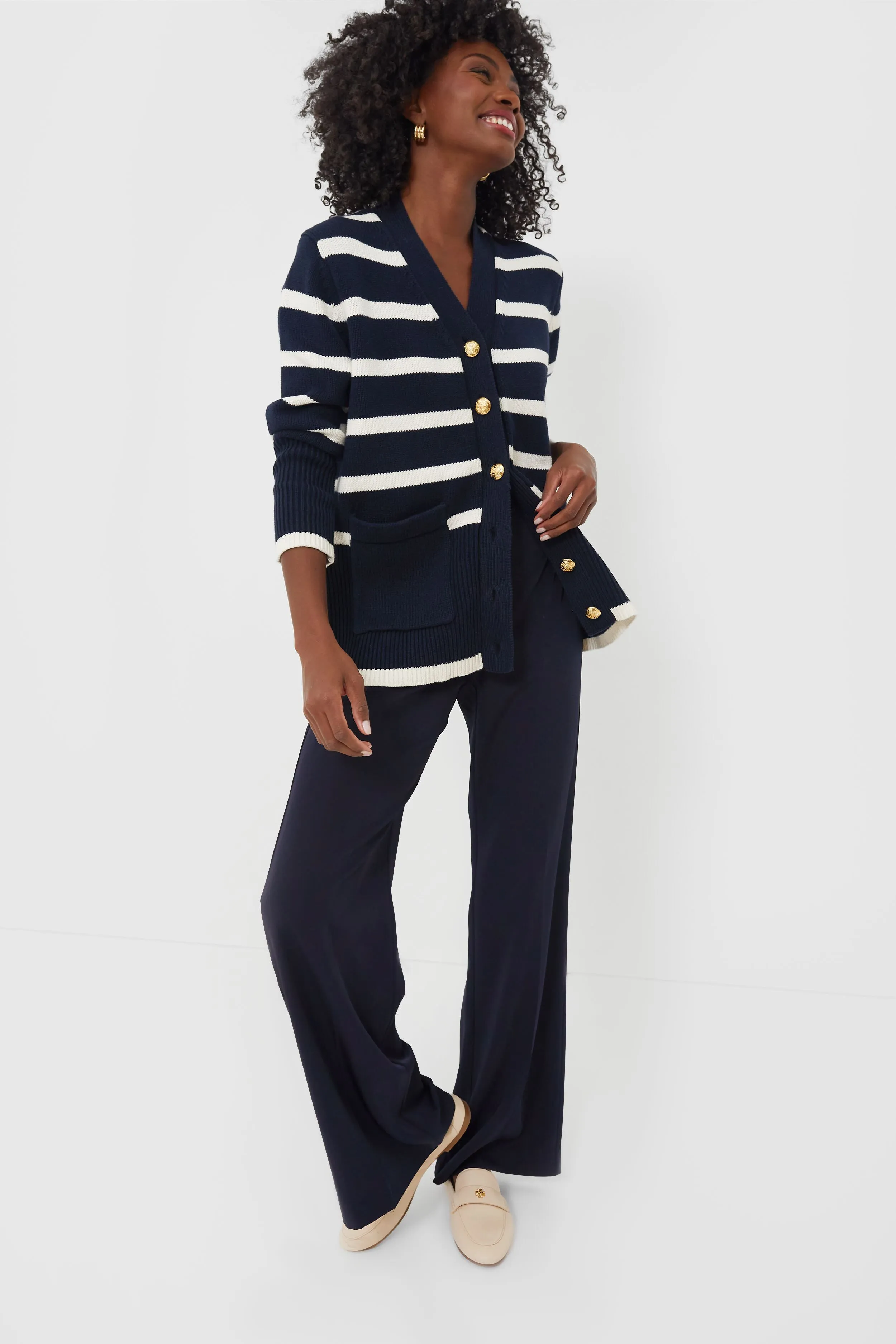 Navy Erin Pants