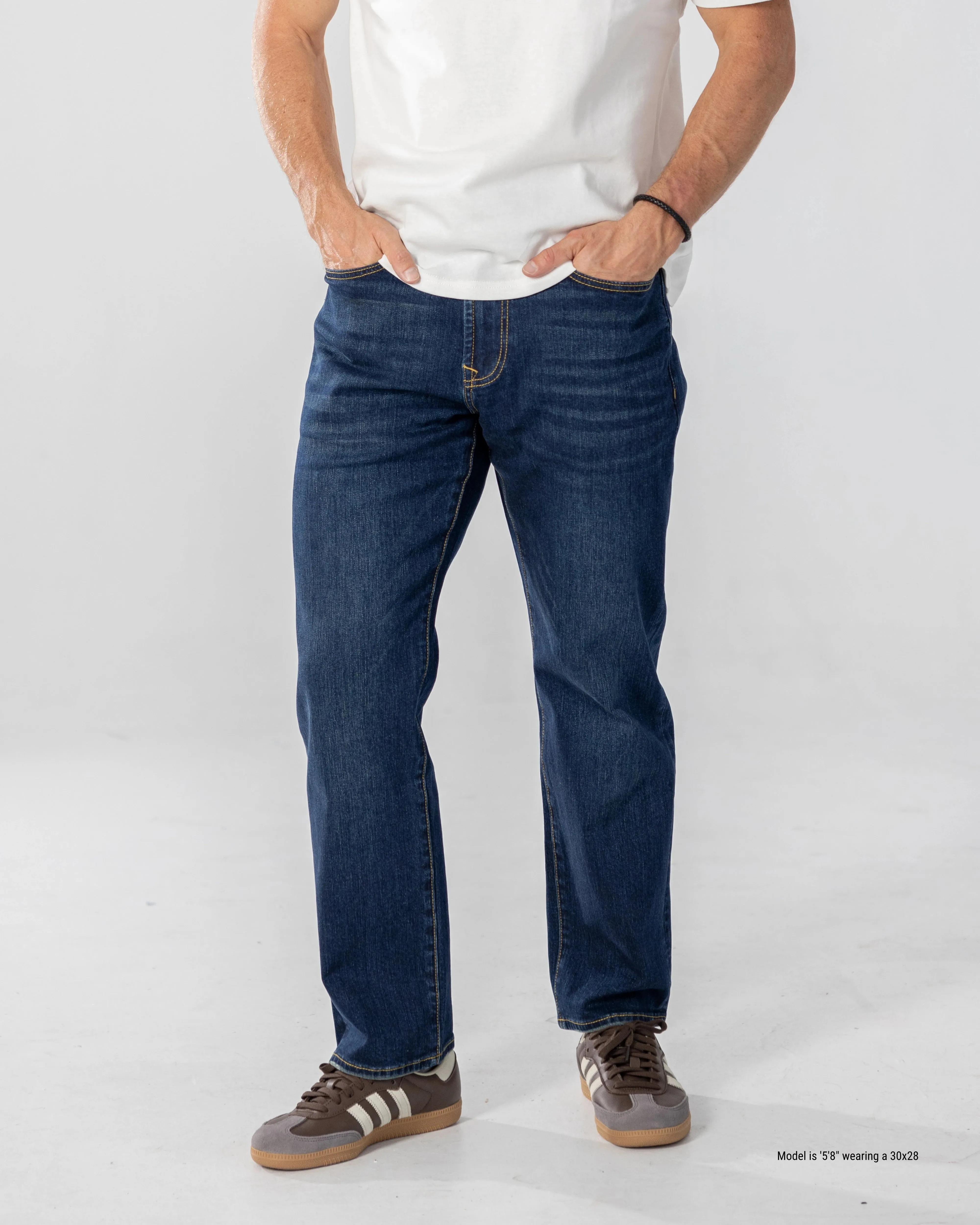 NQR Straight Fit Jeans for Shorter Men - FINAL SALE