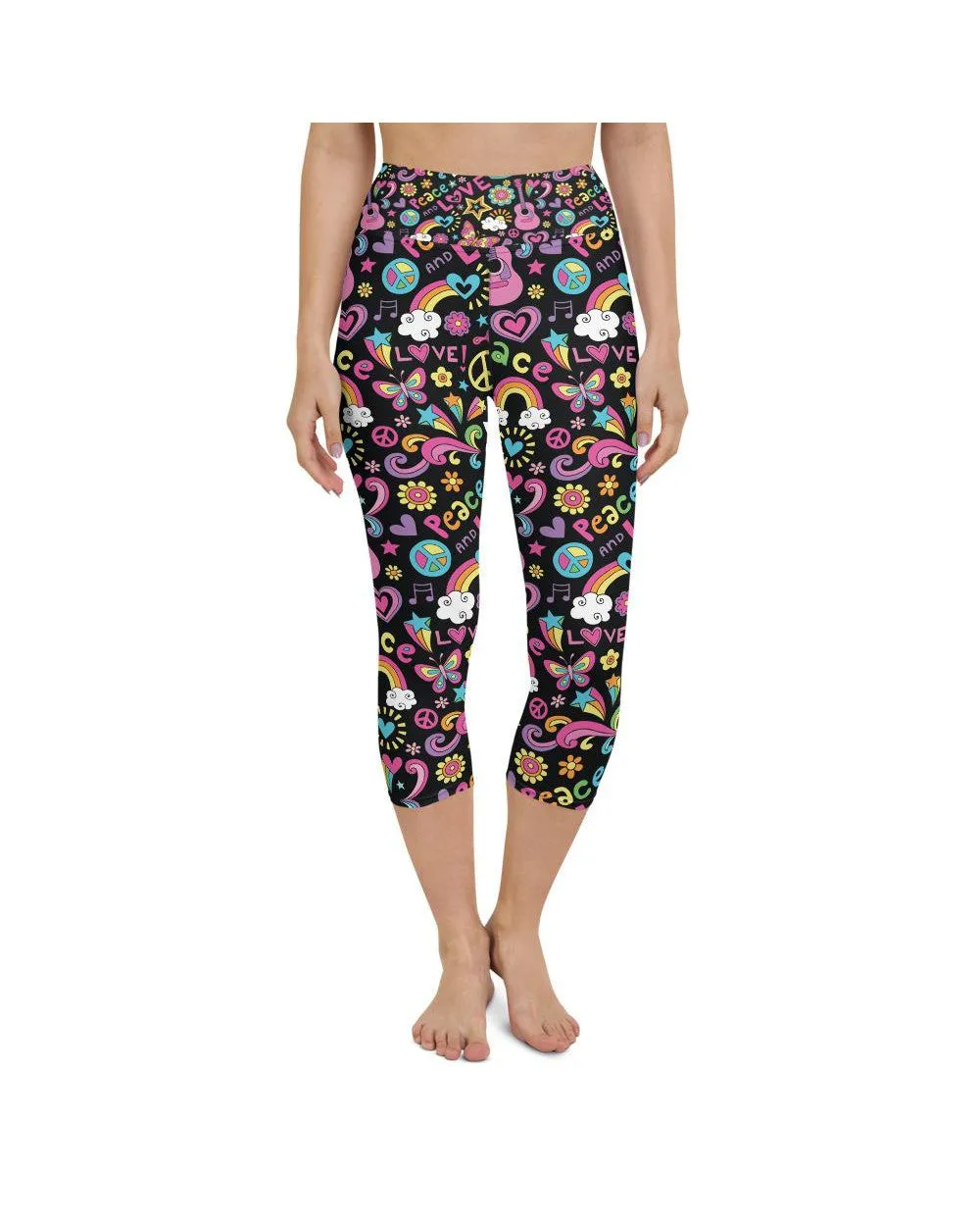 Peace and Love Yoga Capris