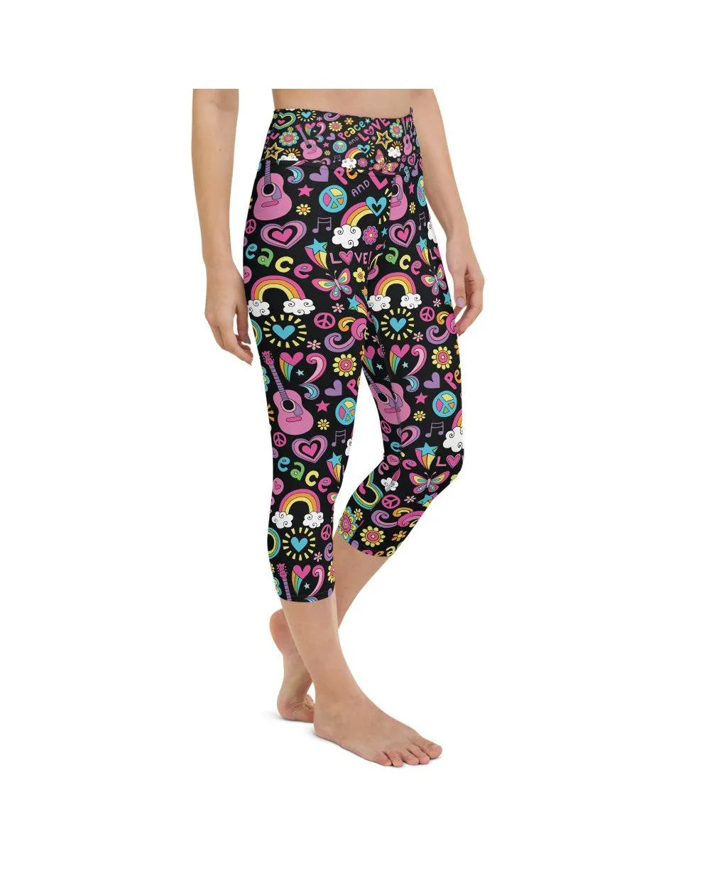 Peace and Love Yoga Capris