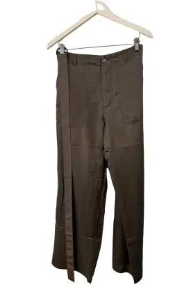 Porcini Silk Utility Pant