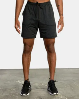 RVCA Cable Elastic  Walkshorts - Black Heather