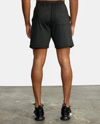 RVCA Cable Elastic  Walkshorts - Black Heather