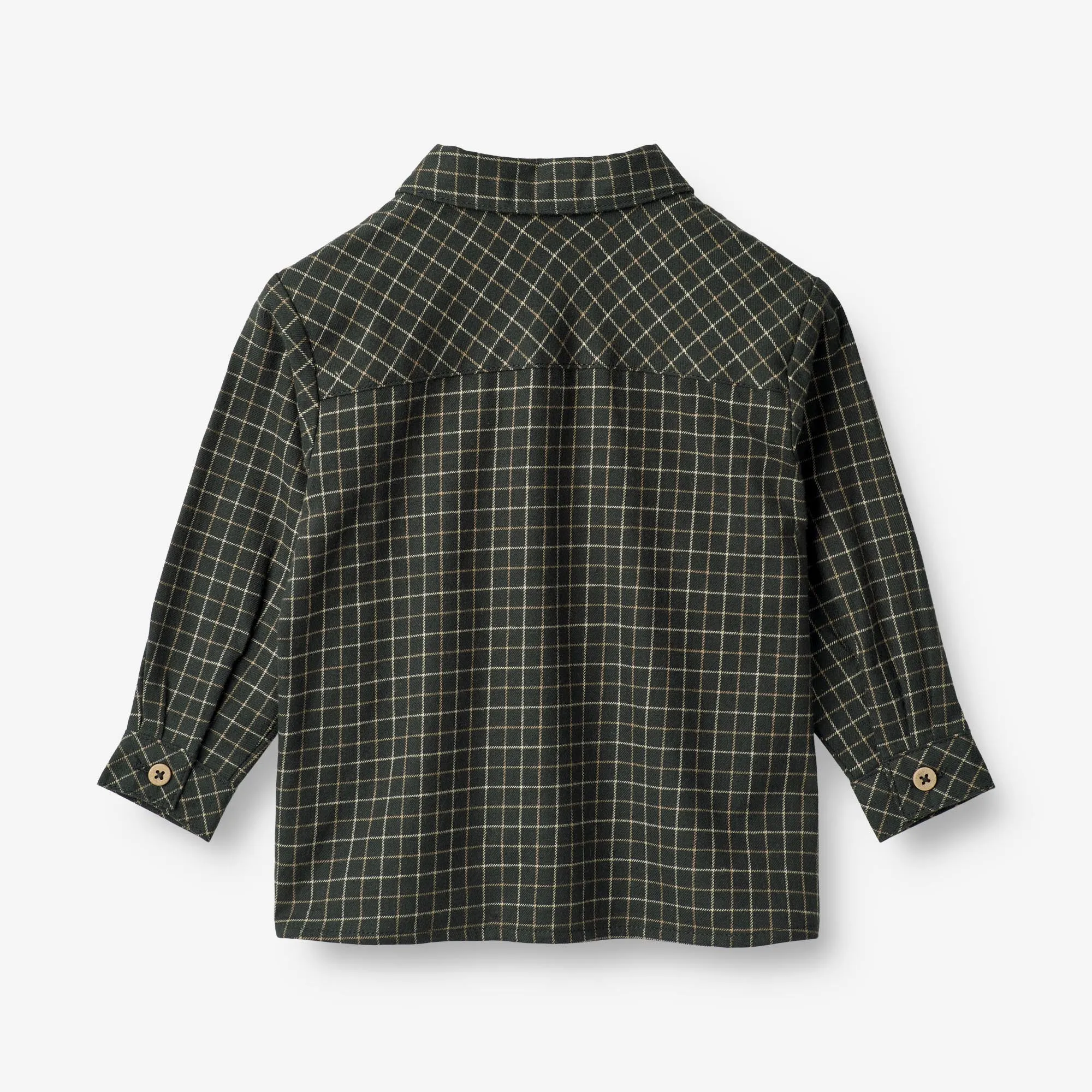 Shirt Oscar | Baby - black coal check