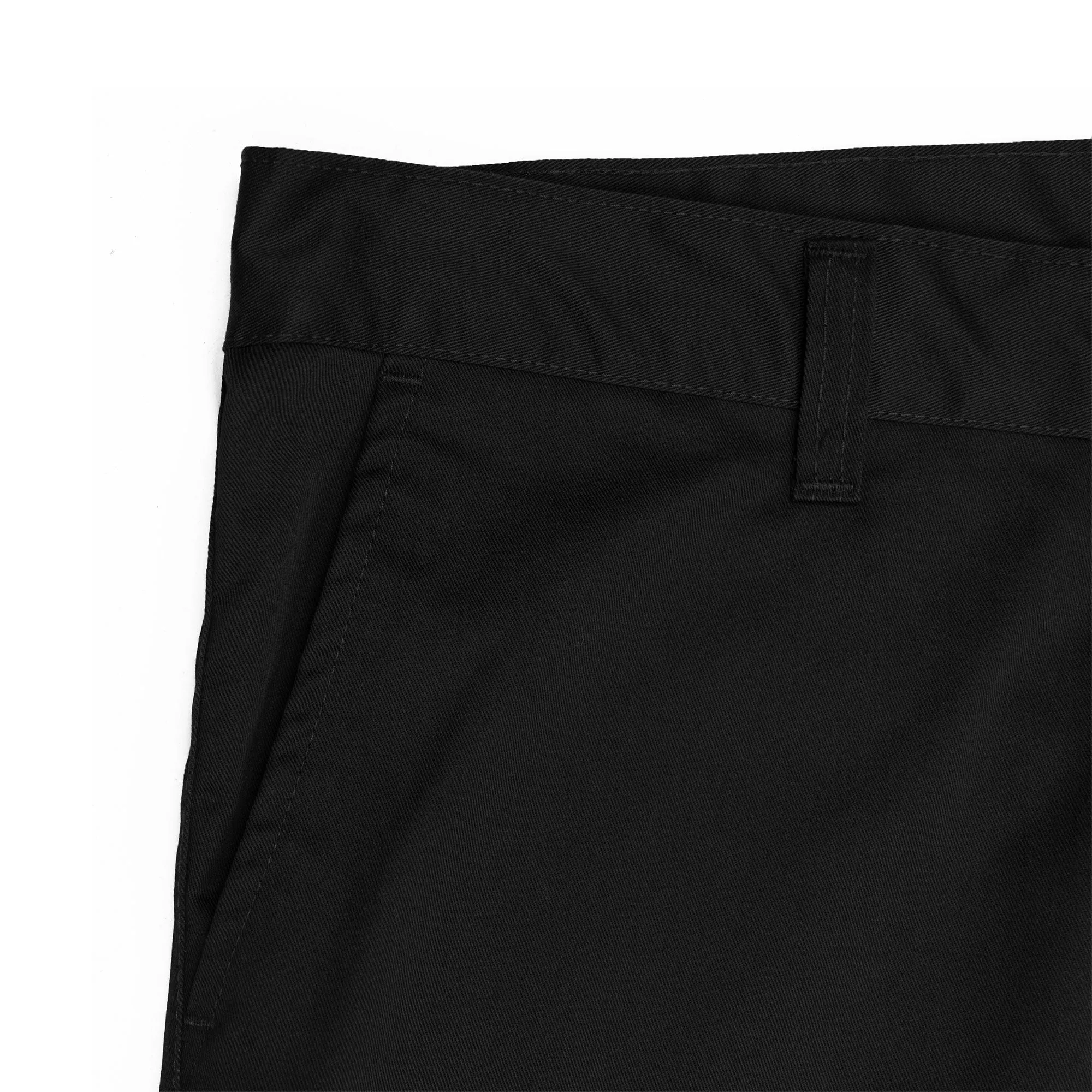 SLIM-FIT BLACK CHINO PANTS