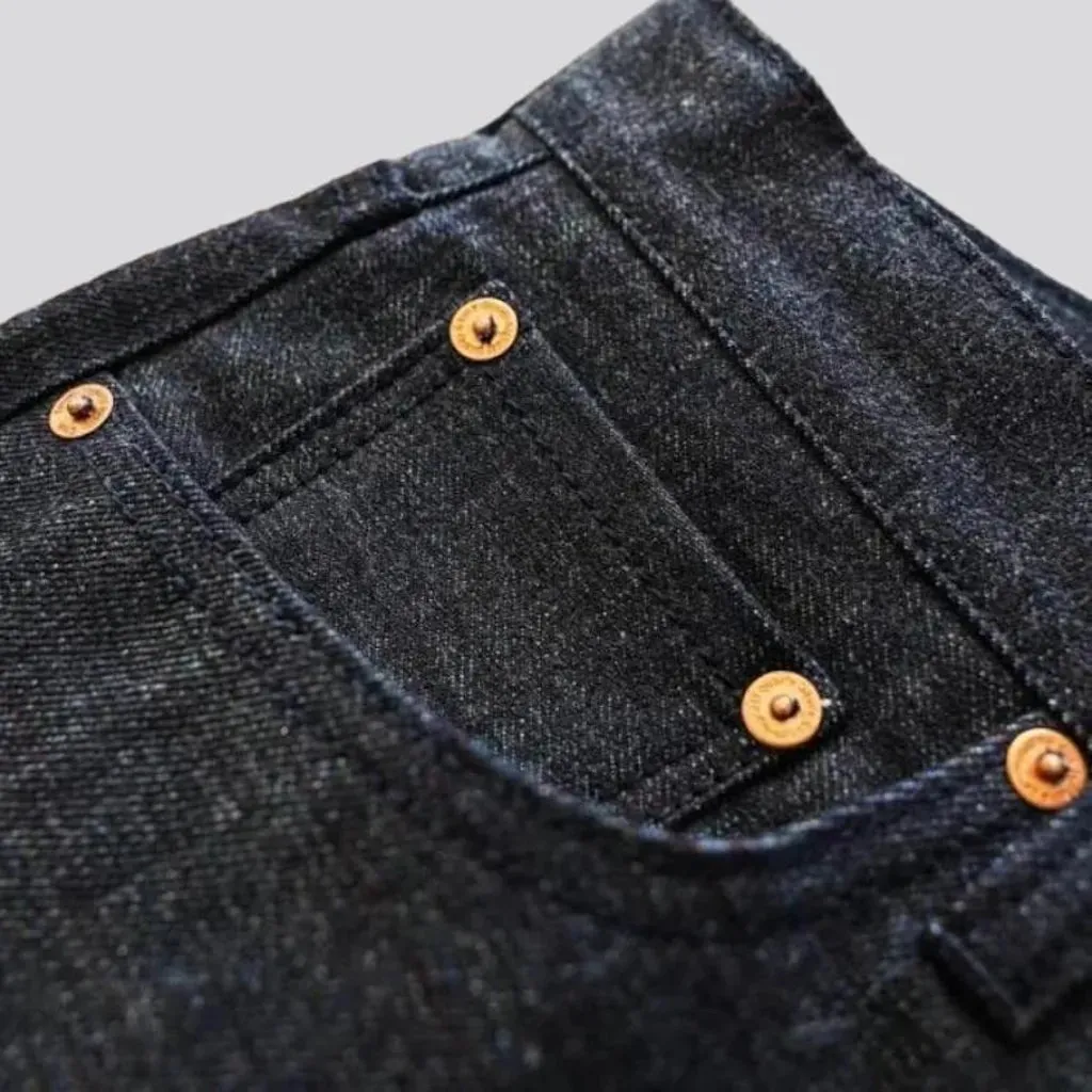 Straight men's selvedge jeans