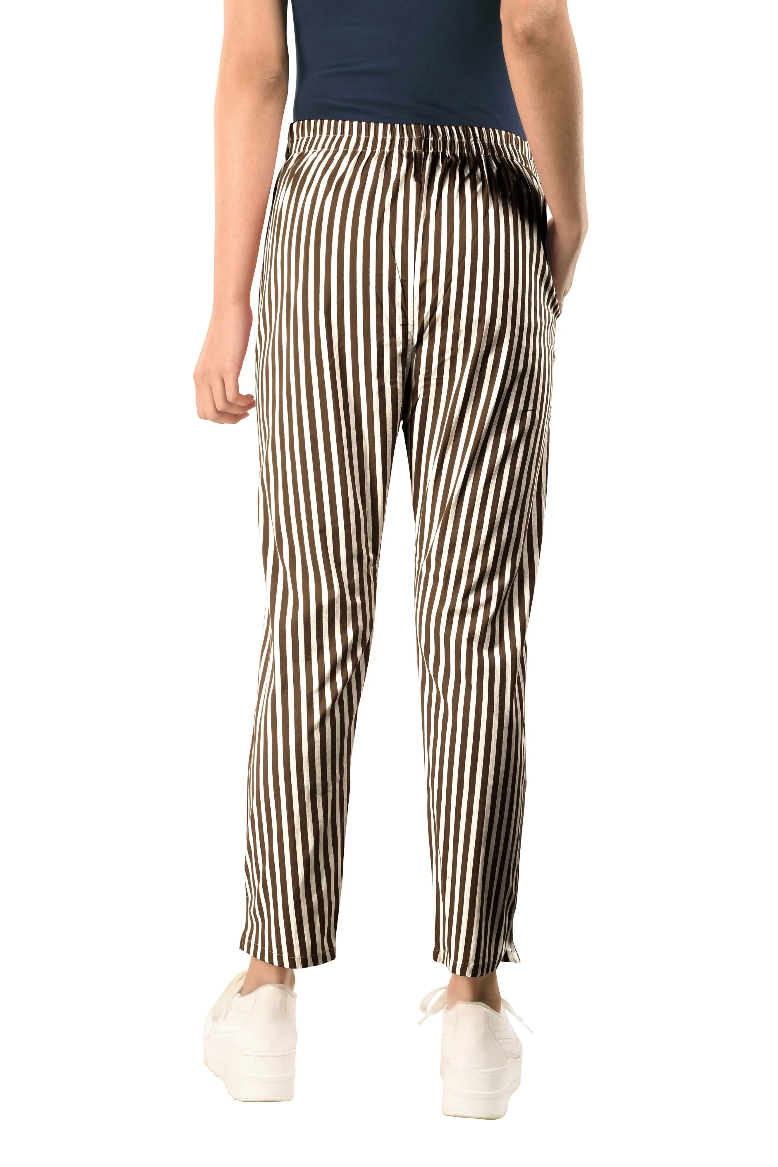 Stripe Pants (Brown)