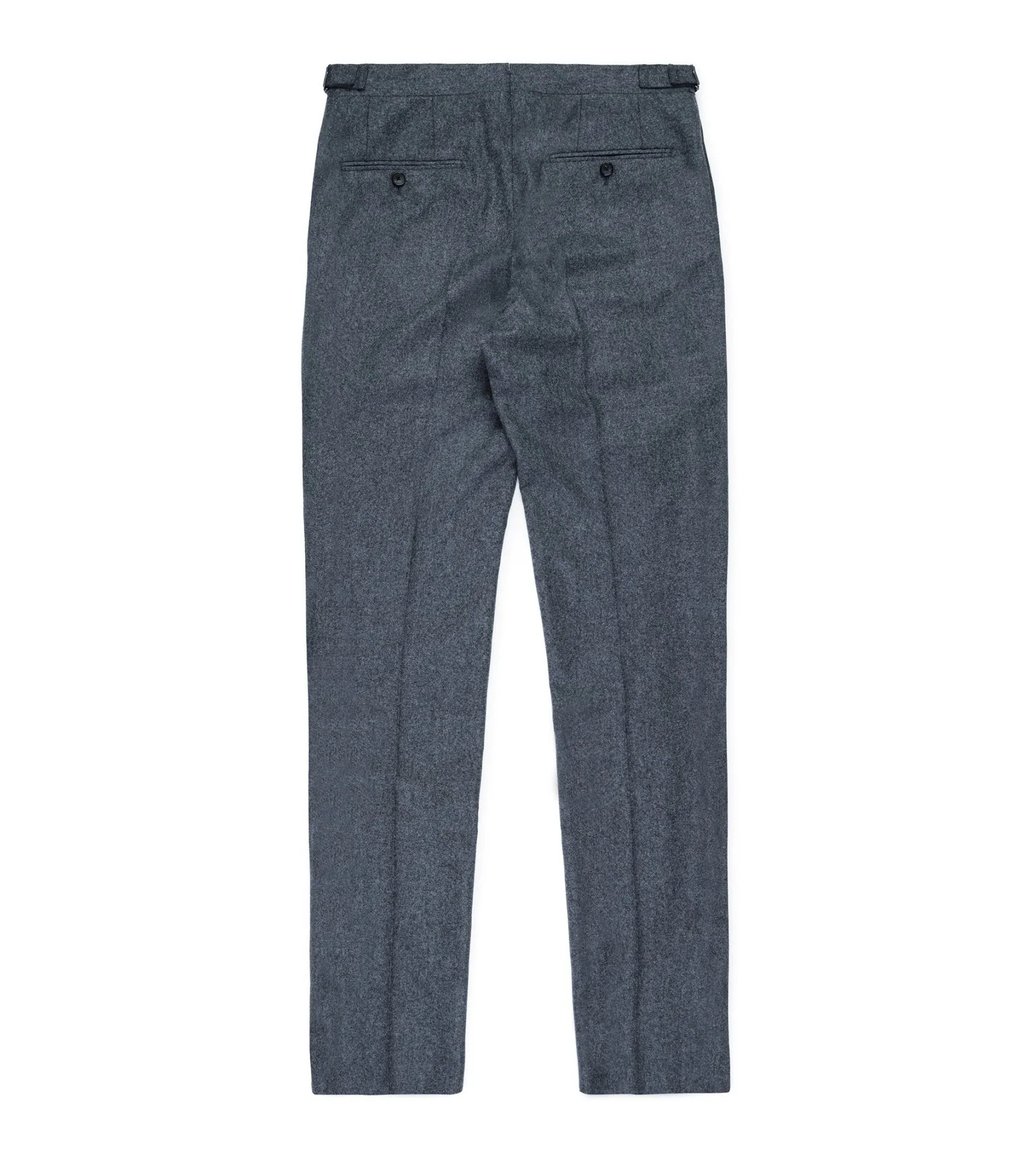 Trunk Wigmore Wool Flannel Suit Trousers: Charcoal