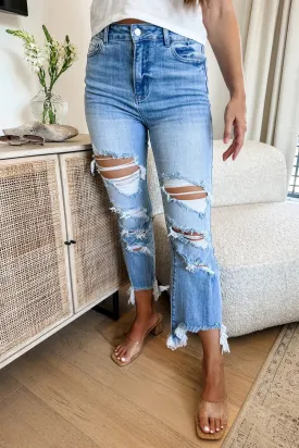 Urban Distressed Jeans (Light Wash)