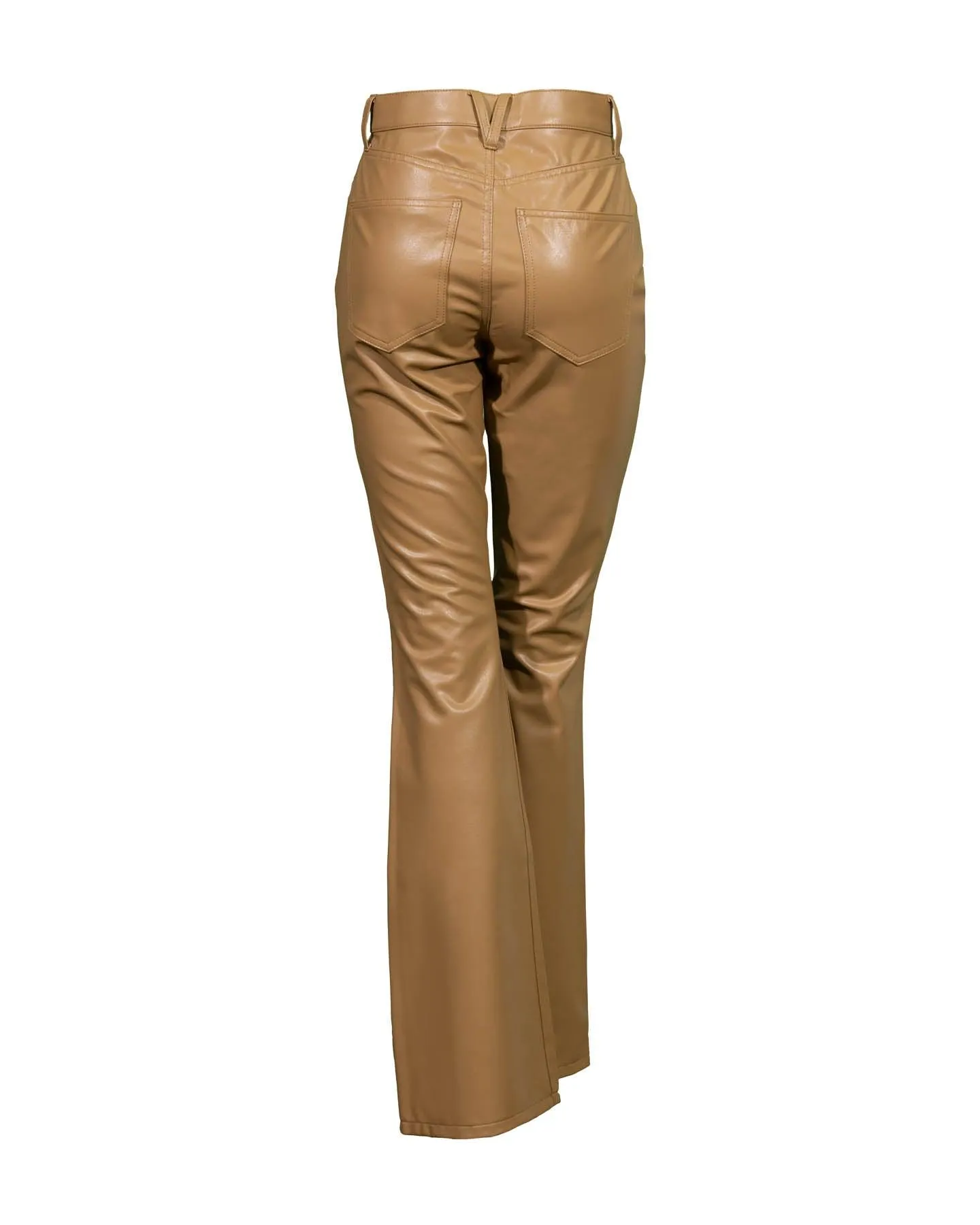 Veronica Beard Beverly Skinny Vegan Flare Leg Pant