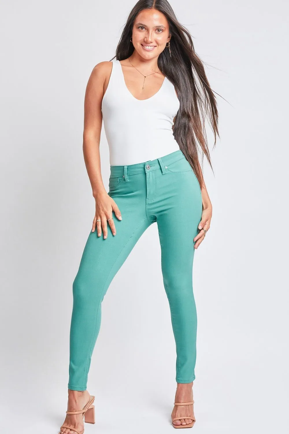 YMI Jeanswear Hyperstretch Mid-Rise Skinny Pants